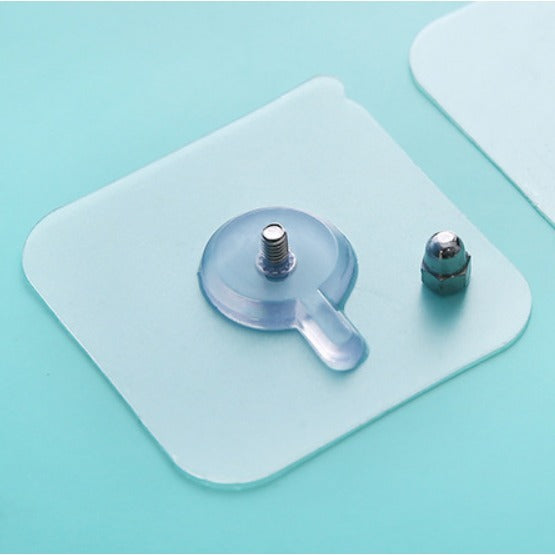 9017 Adhesive Screw Wall Hook used in all kinds of places including household and offices for hanging and holding stuffs etc. DeoDap 9017 Adhesive Screw Wall Hook used in all kinds of places including household and offices for hanging and holding stuffs etc. DeoDap